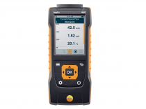 Прибор Testo 440 dP для измерения скорости воздуха и оценки качества воздуха в помещении со встроенным сенсором дифференциального давления, соединител Арт. 0560 4402