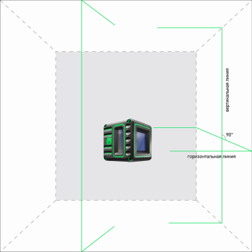 Лазерный уровень ADA Cube 3D Green Professional Edition Арт. А00545 (Зеленый луч)_4