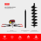 СПЕЦКОМПЛЕКТ Бензобур ADA GroundDrill-16 HERCULES + шнек ADA Frozen Ground Drill 250 (800 мм) + удлинитель ADA Extension 500 (50 см)_50